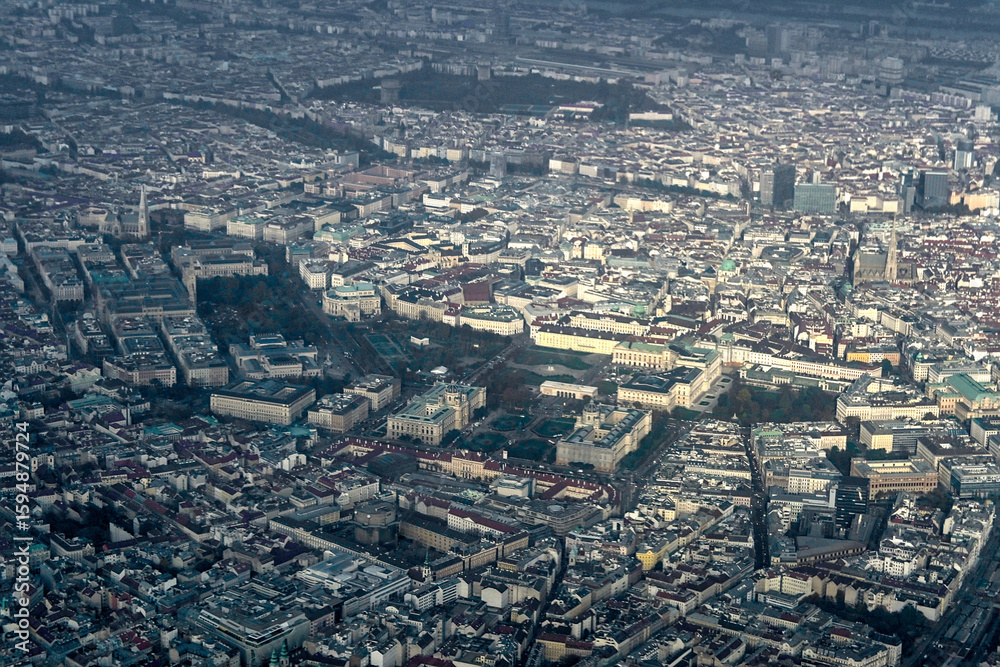 Fototapeta premium Vienna from above