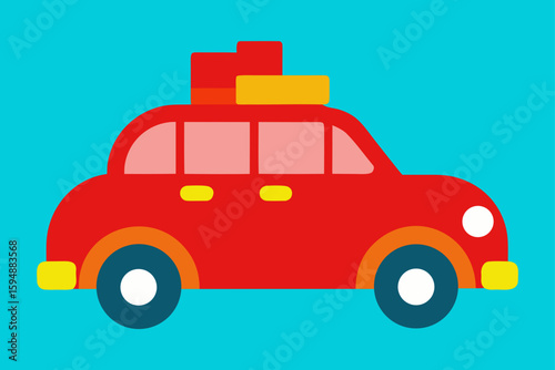 toy car isolated on white background