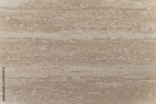 Natural travertine texture with horizontal layered pattern