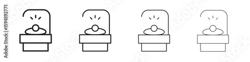 Solarium icon symbols collection. Vector EPS 10