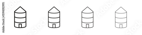 Silo icon symbols collection. Vector EPS 10