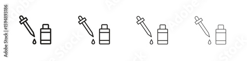 Serum icon symbols collection. Vector EPS 10