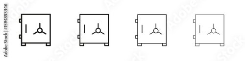 Safe icon symbols collection. Vector EPS 10