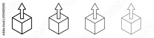 Product release icon symbols collection. Vector EPS 10