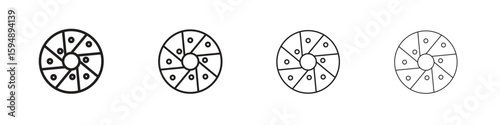 Perpetual motion icon symbols collection. Vector EPS 10