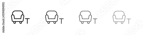 Lounge icon symbols collection. Vector EPS 10