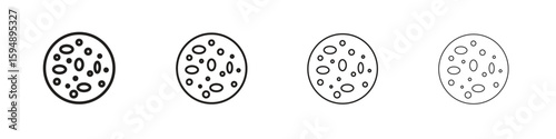 Leukemia icon symbols collection. Vector EPS 10