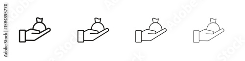 Inheritance law icon symbols collection. Vector EPS 10