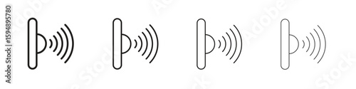 Infrared icon symbols collection. Vector EPS 10