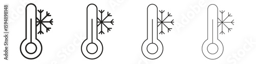 Cold icon symbols collection. Vector EPS 10