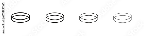 Bracelet icon symbols collection. Vector EPS 10