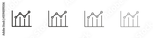 Benchmarking icon symbols collection. Vector EPS 10