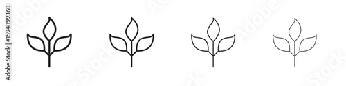 Basil icon symbols collection. Vector EPS 10