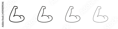 Arm icon symbols collection. Vector EPS 10