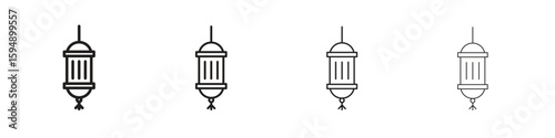 Arabic Lamp icon symbols collection. Vector EPS 10
