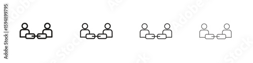 Affiliate link icon symbols collection. Vector EPS 10