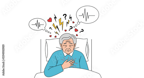 Understanding the causes and symptoms of heart palpitations and arrhythmias in older adults experiencing chest discomfort