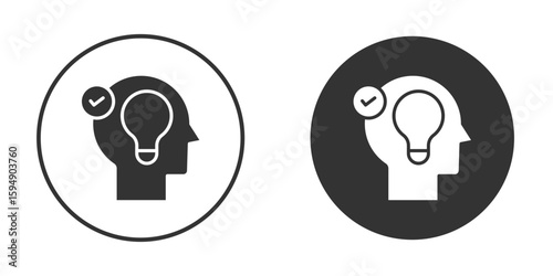 Understand icon vector solid icon style illustration. EPS 10 file