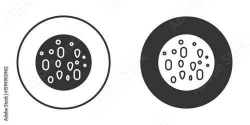 Thalassaemia icon vector solid icon style illustration. EPS 10 file