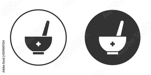 Herbal medicine icon vector solid icon style illustration. EPS 10 file