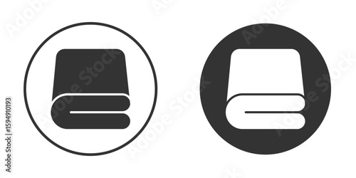 blanket icon vector solid icon style illustration. EPS 10 file