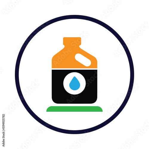 cleaner, liquid clean, bleach icon