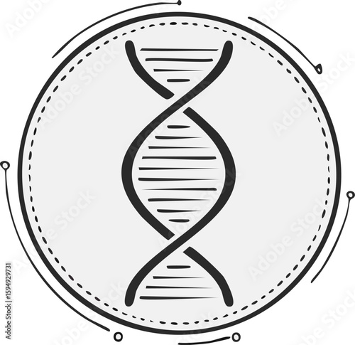 Gene Editing Icon Vector Illustration.biology, engineering, genetic, science, biotechnology, illustration, analysis, backgrounds, diagram, discovery, dna, eraser, horizontal, laboratory, magnification