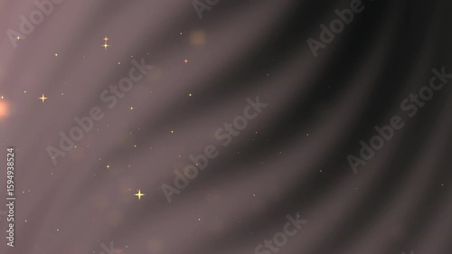 Metraje de partículas en suspensión, fondo oscuro