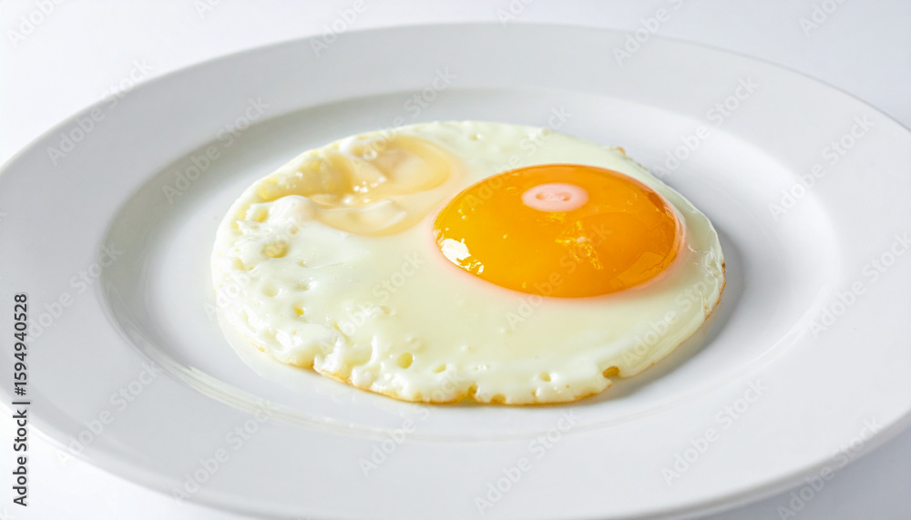 Classic egg-based breakfast dishes isolated on white background with steam effect and warm-toned lighting for morning meal visuals Classic egg-based breakfast dishes isolated on white background with steam effect and warm-toned lighting for morning meal visuals
