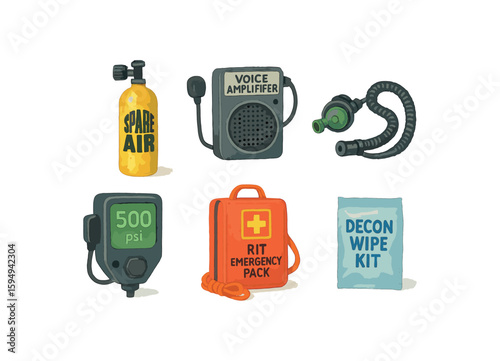 Essential air safety equipment for emergencies