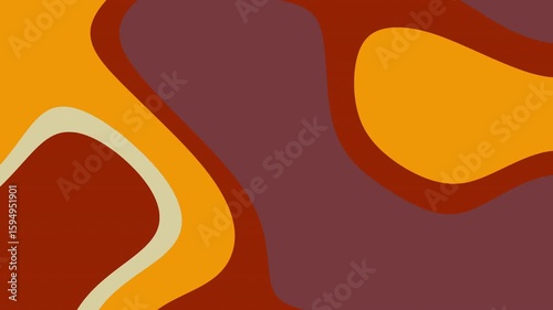 Patrón abstracto con formas orgánicas en tonos tierra