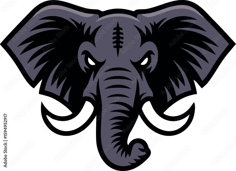 Obraz premium Elephant logo symbol vector Art, Icons, and Graphics for Designers