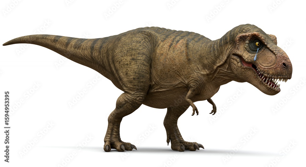 Fototapeta premium Tyrannosaurus rex dinosaur profile