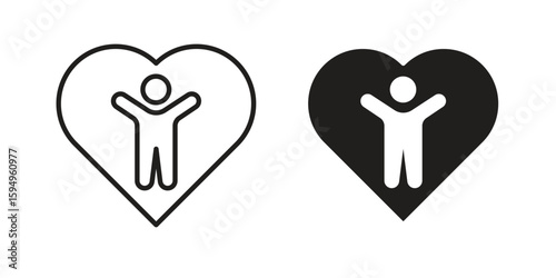 Wellness icon symbol shape. vector symbols.