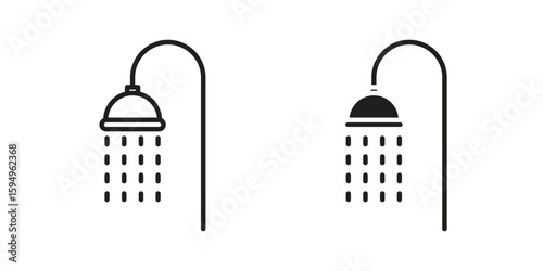 Shower Head icon symbol shape. vector symbols.