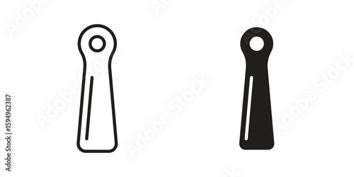 Shoehorn icon symbol shape. vector symbols.
