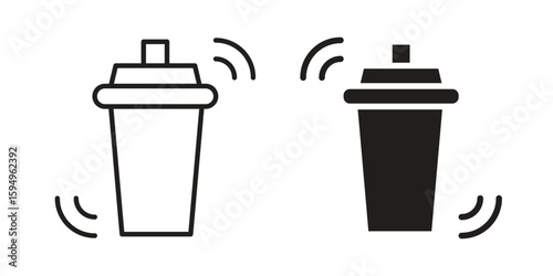 Shaker icon symbol shape. vector symbols.