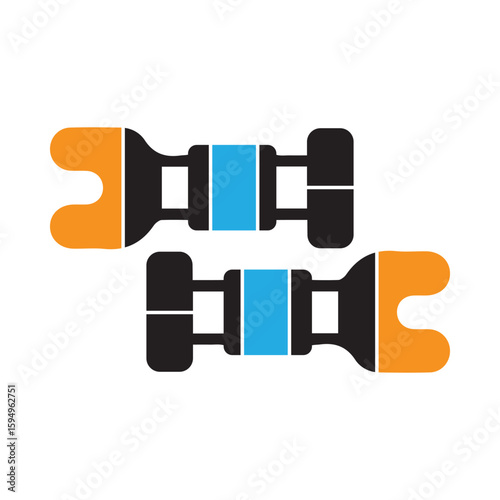 Equipment, work tool, crowbar icon