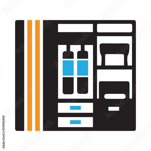 Furniture, Cupboard icon