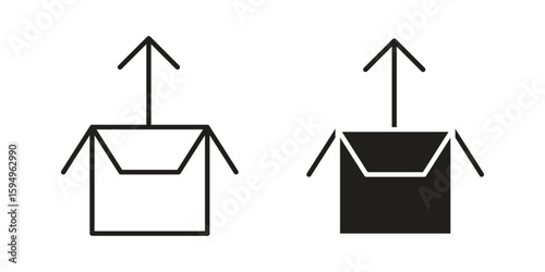 Product release icon symbol shape. vector symbols.