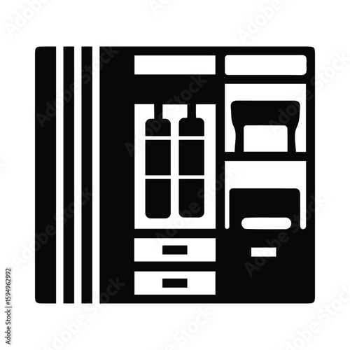 Furniture, Cupboard icon