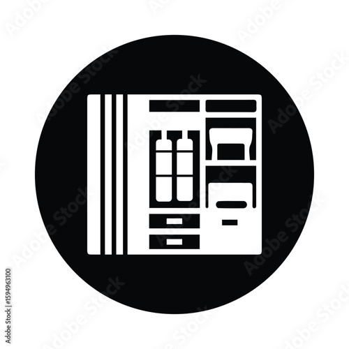 Furniture, Cupboard icon
