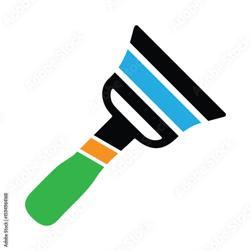 Cleaner, brush, duster icon