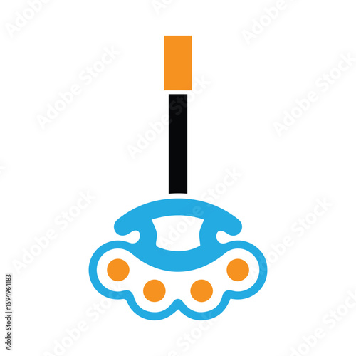 Cleaner, brush, duster icon