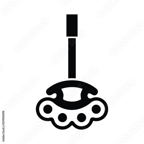 Cleaner, brush, duster icon