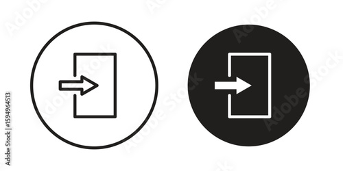 Inside icon symbol shape. vector symbols.