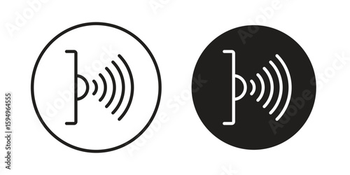 Infrared icon symbol shape. vector symbols.