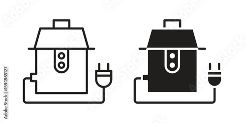 Garbage disposal icon symbol shape. vector symbols.