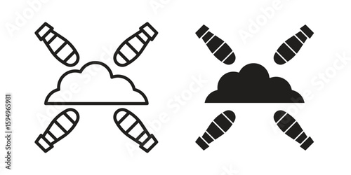 DOS icon symbol shape. vector symbols.