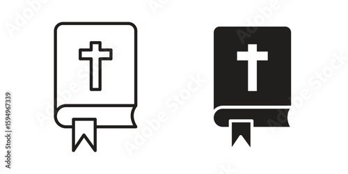 Bible icon symbol shape. vector symbols.